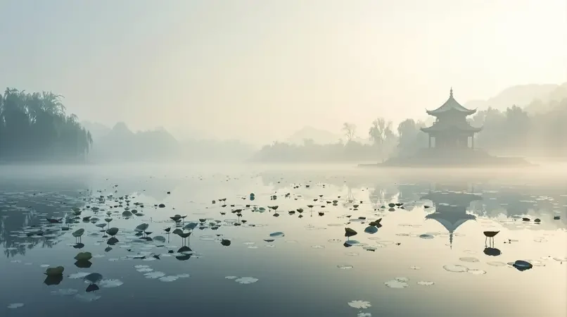 西湖晨雾 - 飘零影视 西湖晨雾