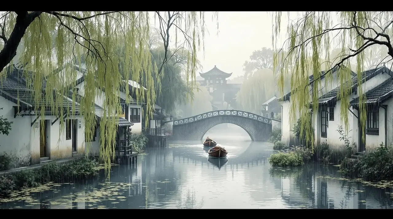 烟雨江南·行舟 - 飘零影视 烟雨江南·行舟