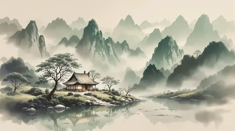 水墨丹青·山居图 - 飘零影视 水墨丹青·山居图